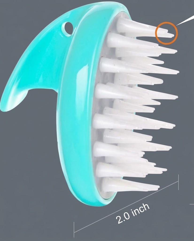 Silicone Pet Massage Bathing Grooming Cleaning Brush
