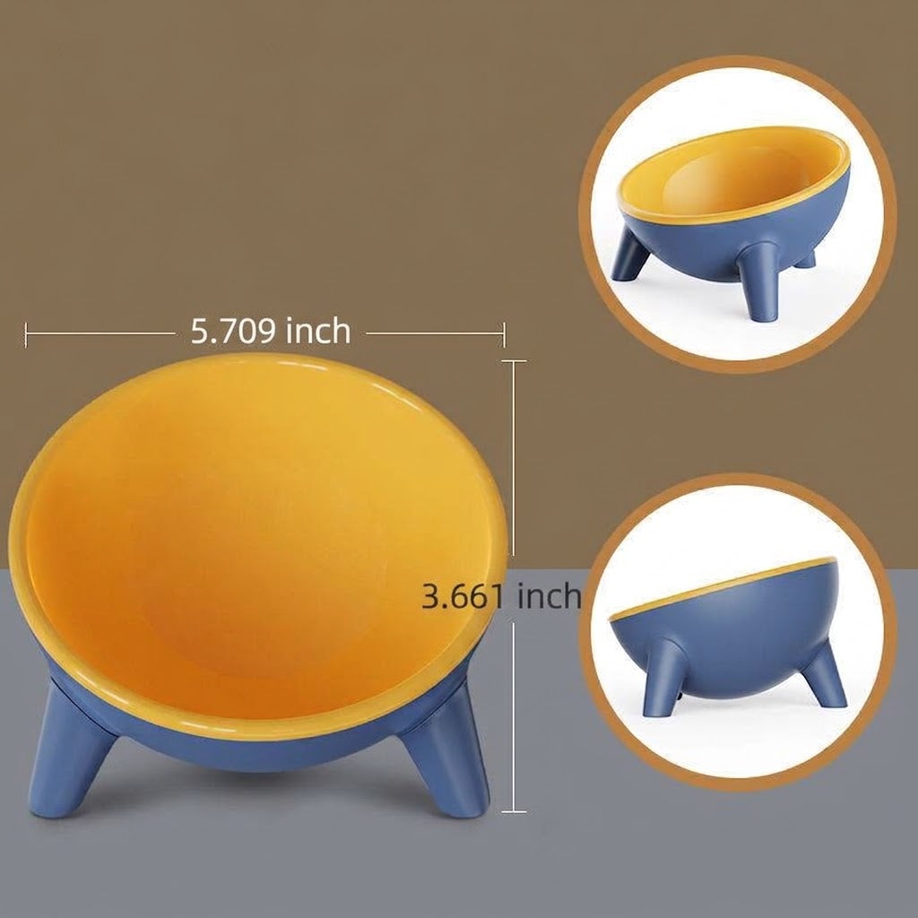 Raised Pet Feeding Bowl With Stand Nordic Style