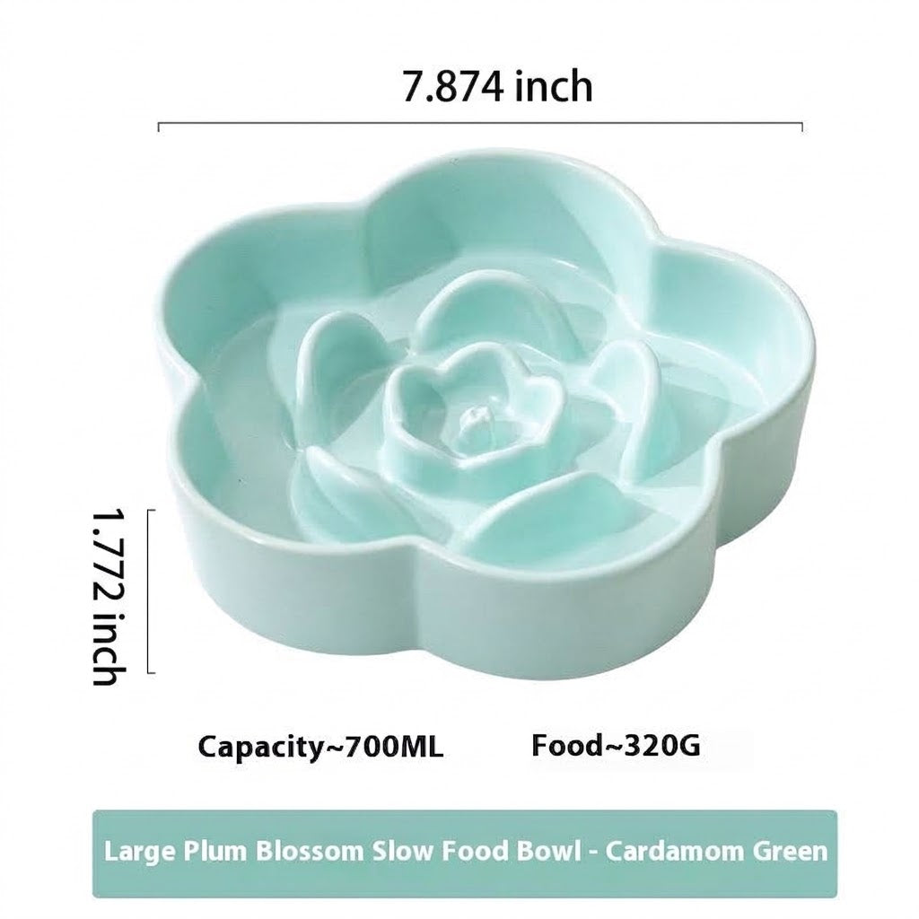 Pet Ceramic Slow Feeding Bowl